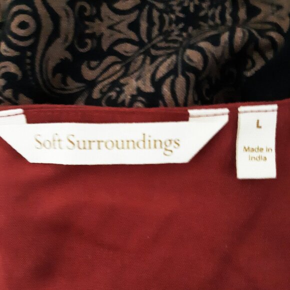 Soft Surroundings Women's Embellished Embroidered Icon Sultana Maxi Dress Large - Picture 9 of 10